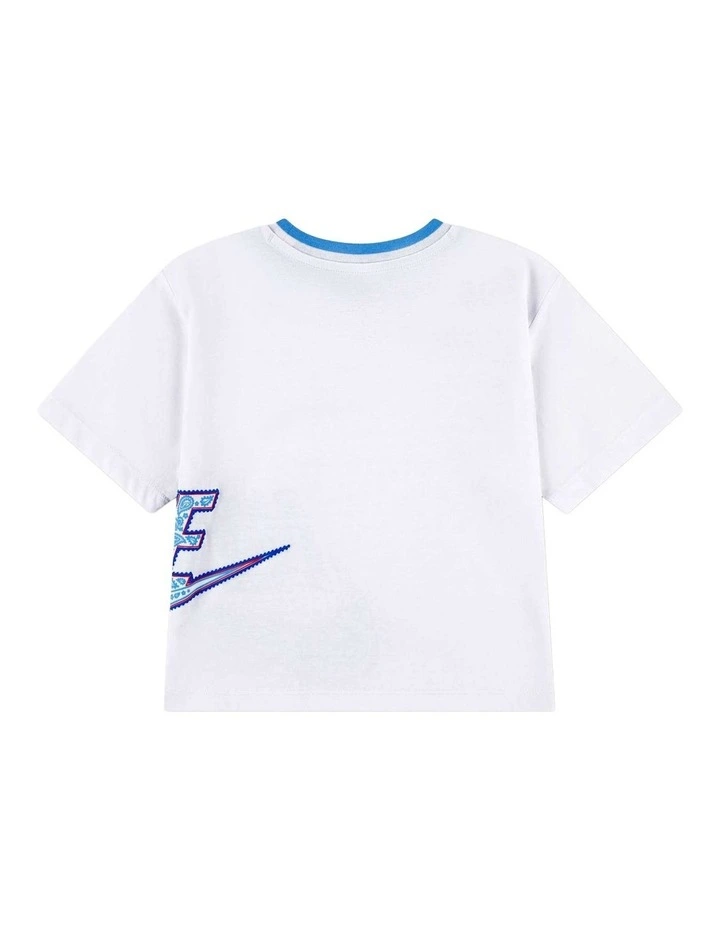 Retro Remix T-shirt in White image 2
