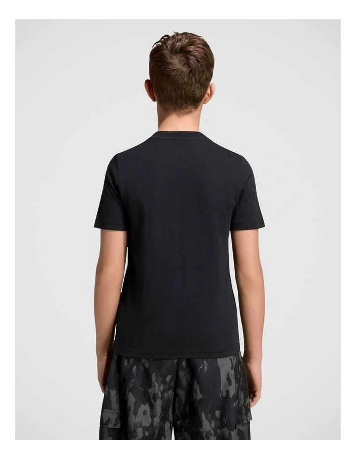 Camo Graphic T-Shirt Junior in Black image 2