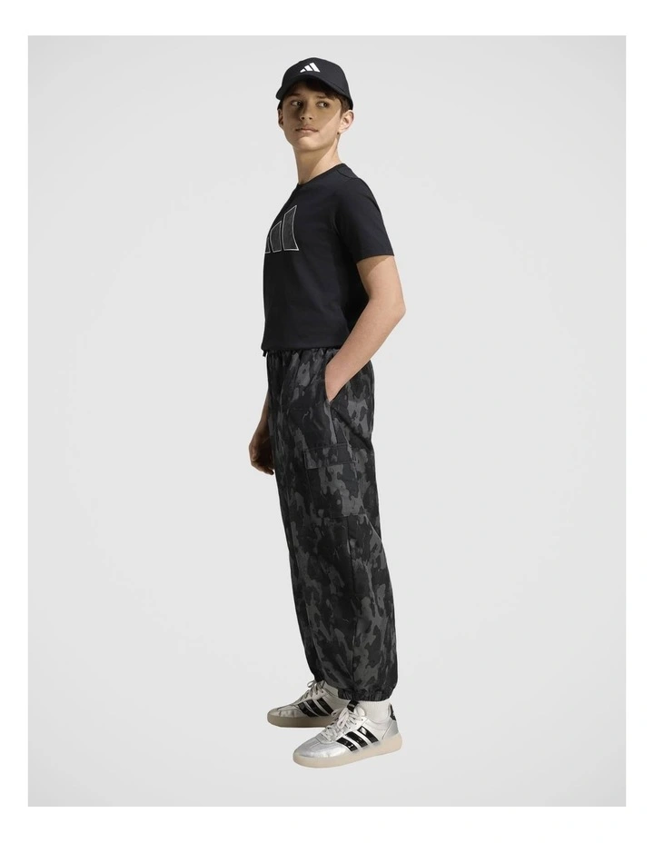 Camo Graphic T-Shirt Junior in Black image 3