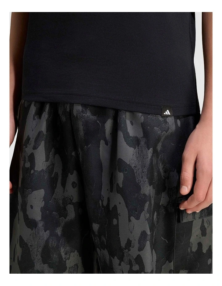 Camo Graphic T-Shirt Junior in Black image 5