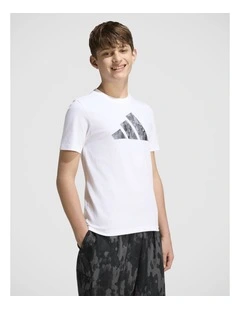 Camo Graphic T-Shirt Junior in White
