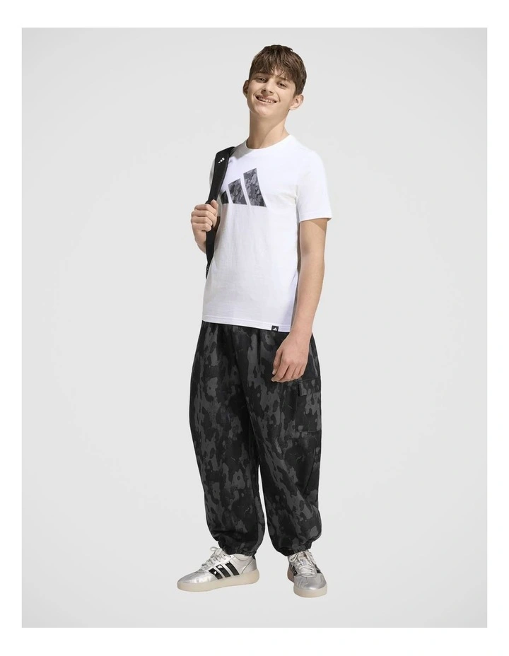 Camo Graphic T-Shirt Junior in White image 3