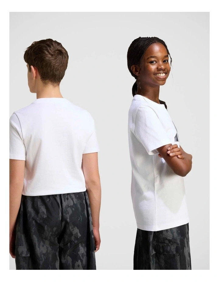 Camo Graphic T-Shirt Junior in White image 7