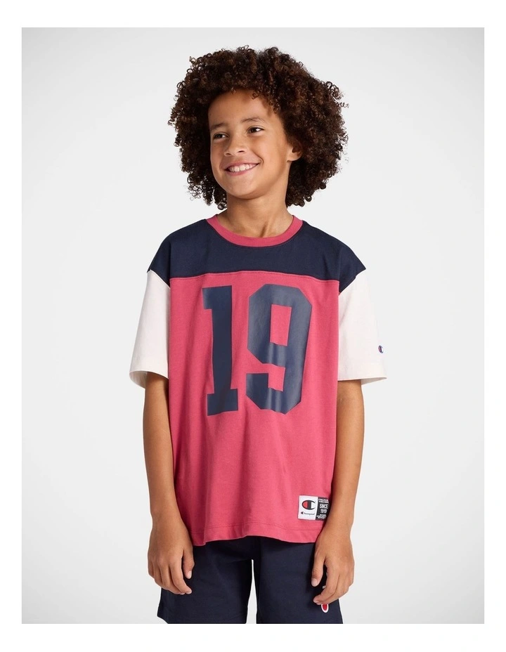 Varsity Colour Block Tee image 1