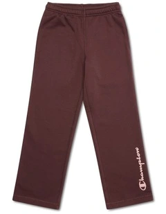 Puff Script Straight Leg Pant in Brown