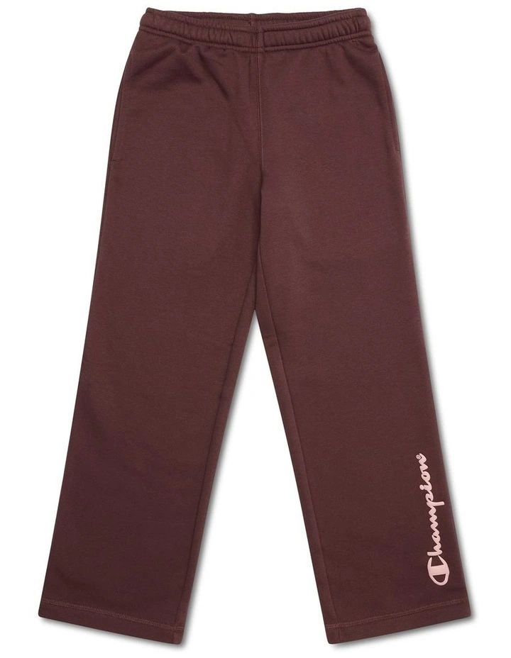Puff Script Straight Leg Pant in Brown image 1