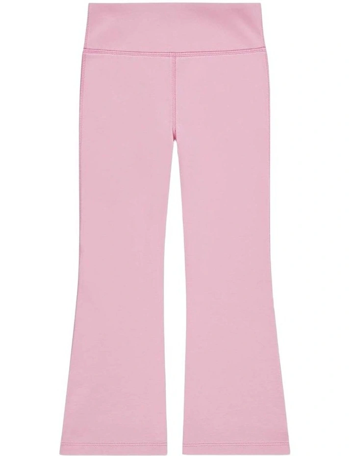 Flare Leggings in Pink image 2