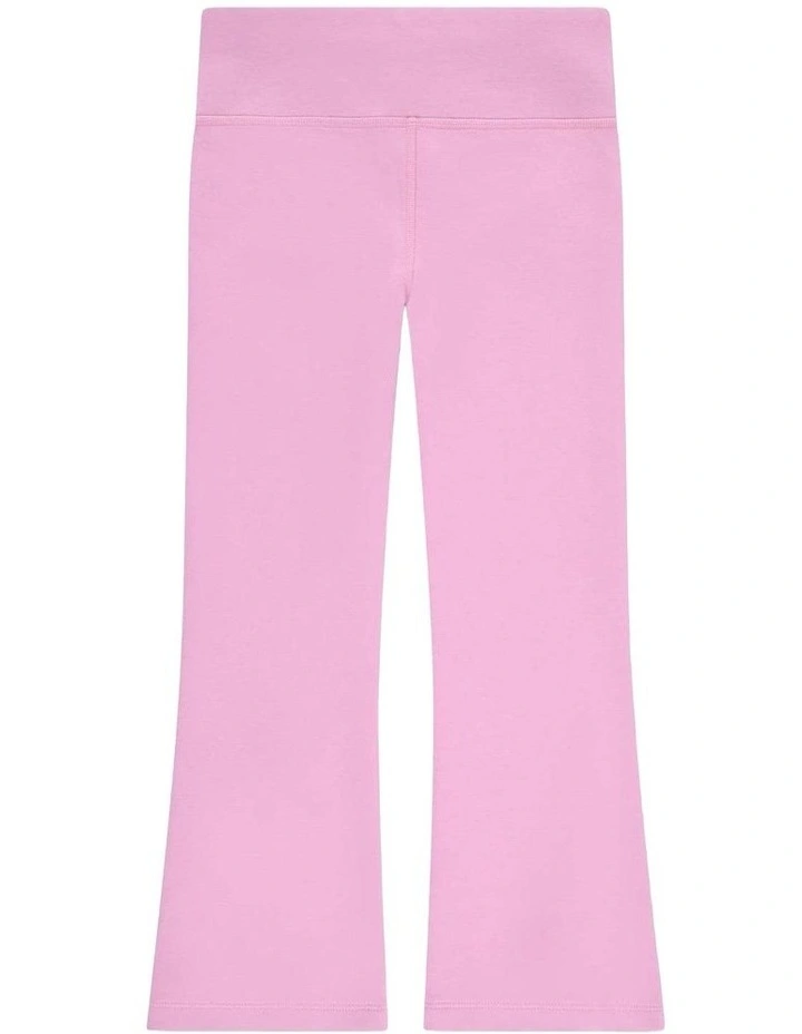 Flare Legging In Pink image 2