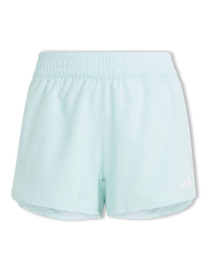 Essentials Aeroready Shorts in Semi Flash Aqua/White Blue