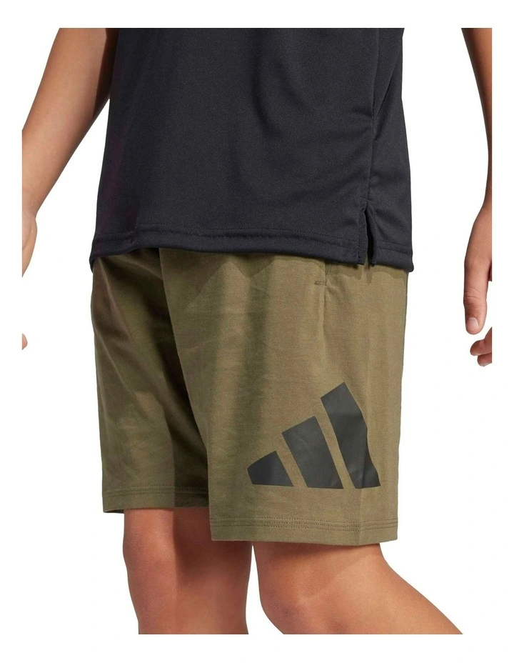 Essentials Shorts in Green image 4