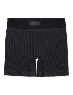 Seamless Rib Short in Black