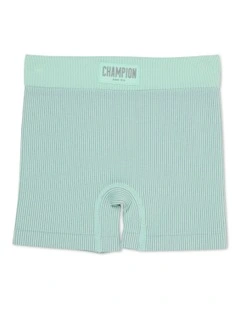 Seamless Rib Shorts in Green