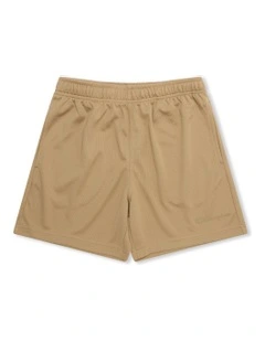 Mesh Performance Shorts in Brown