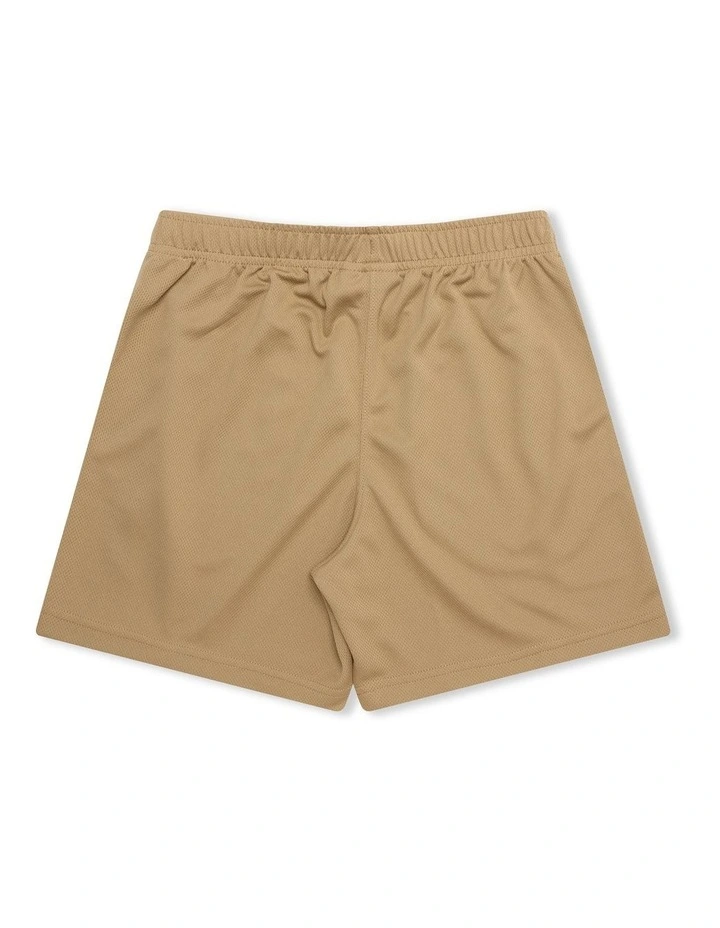 Mesh Performance Shorts in Brown image 2