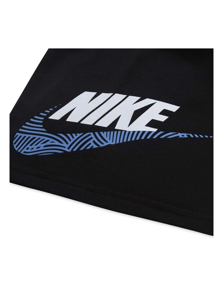 Sportwear in the Zone French Terry Short in Black image 4