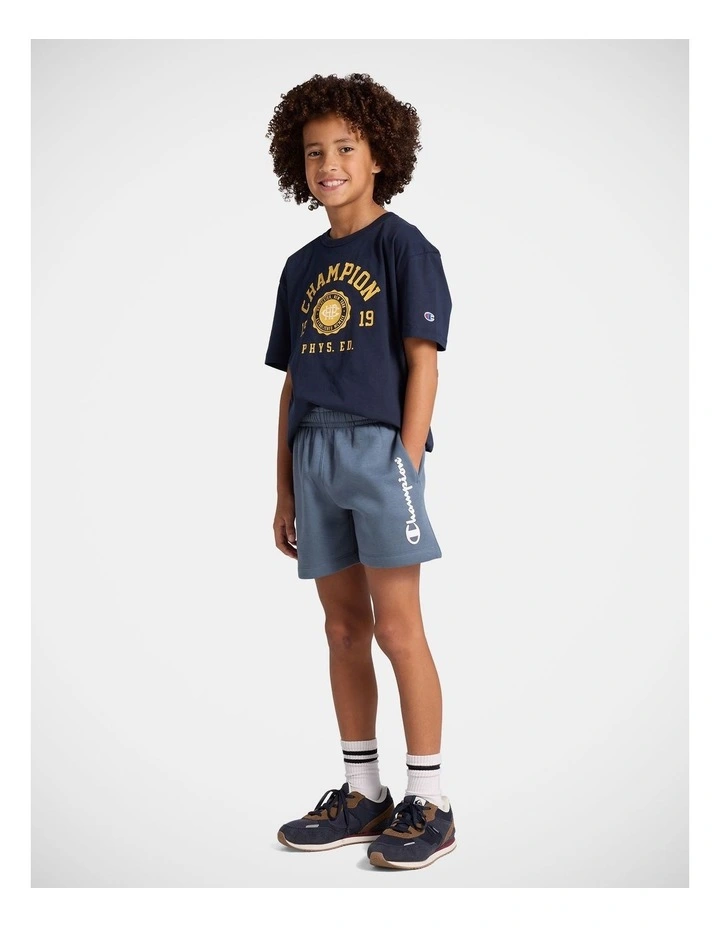 Puff Script Fleece Shorts image 3