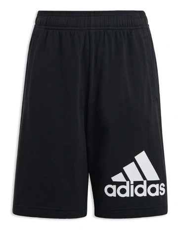 Essentials Big Logo Cotton Shorts in Black