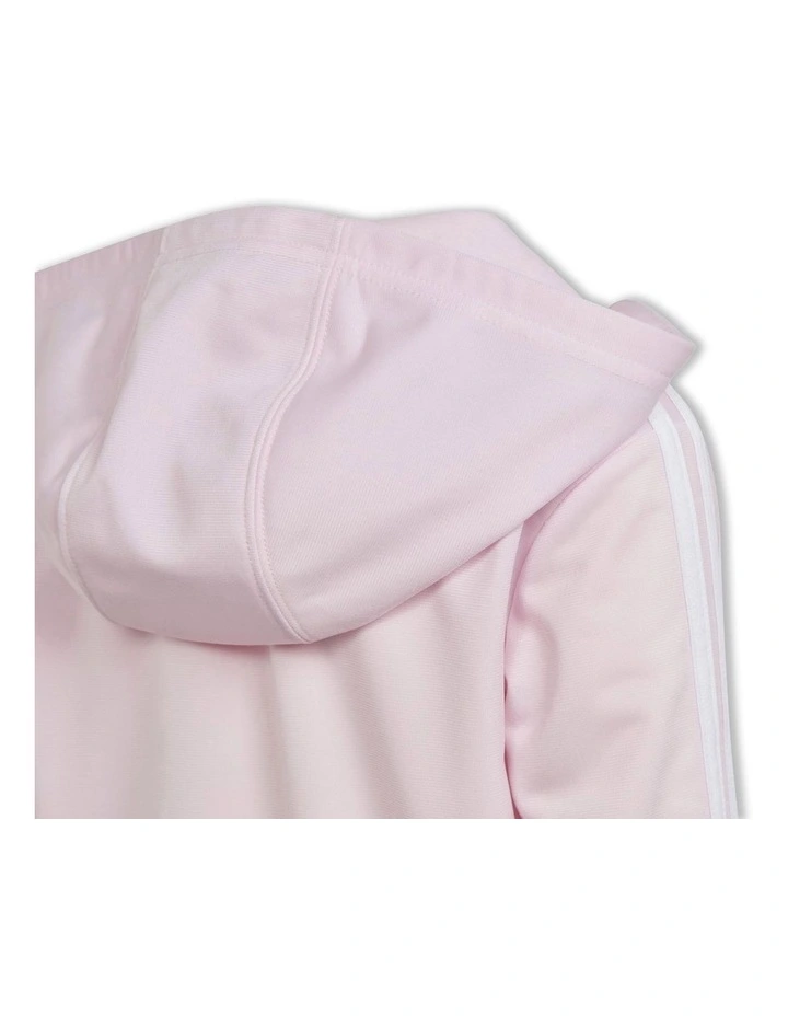 Essentials 3-Stripes Shiny Track Suit in Pink image 6