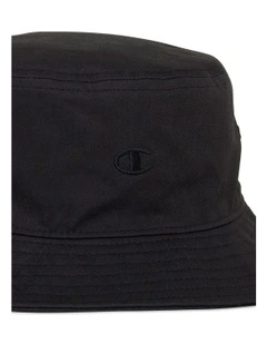 Script Bucket Hat in Black
