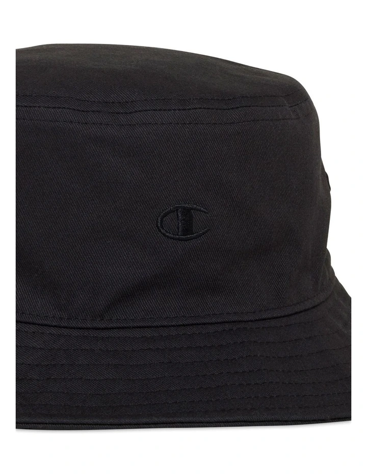 Script Bucket Hat in Black image 1