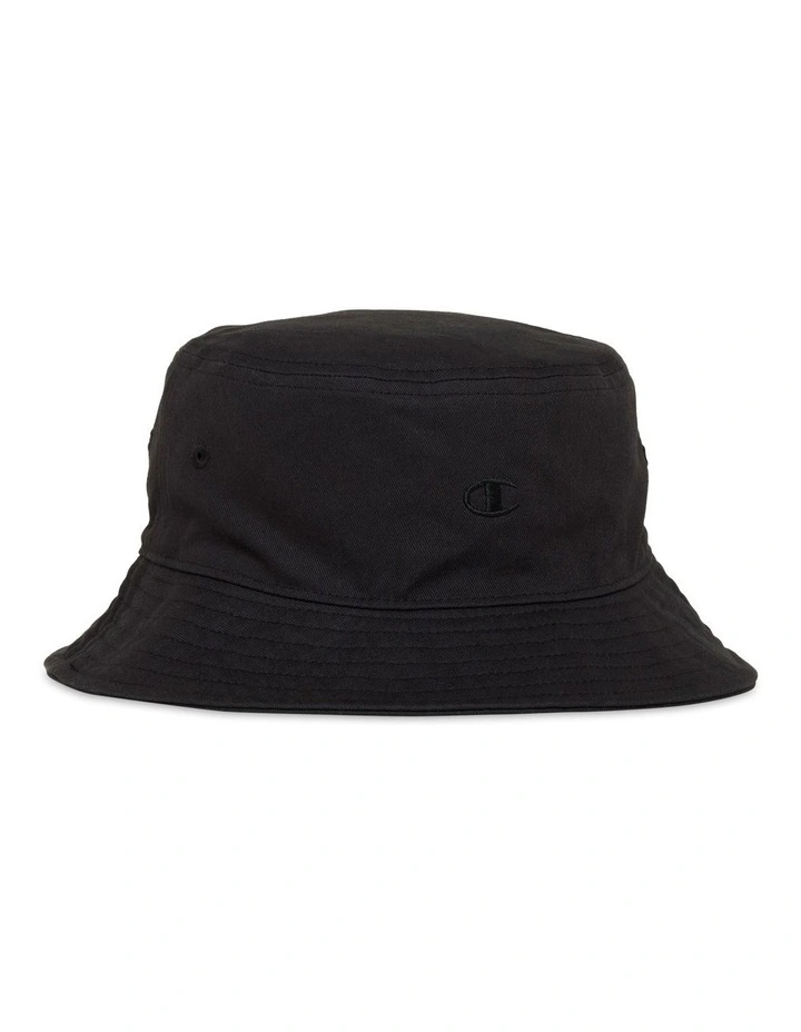 Script Bucket Hat in Black image 3