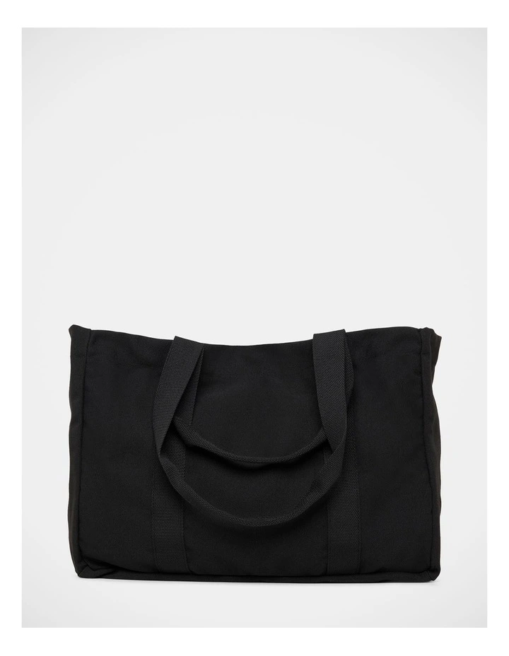 Tonal C Tote Bag in Chblk_Black image 2