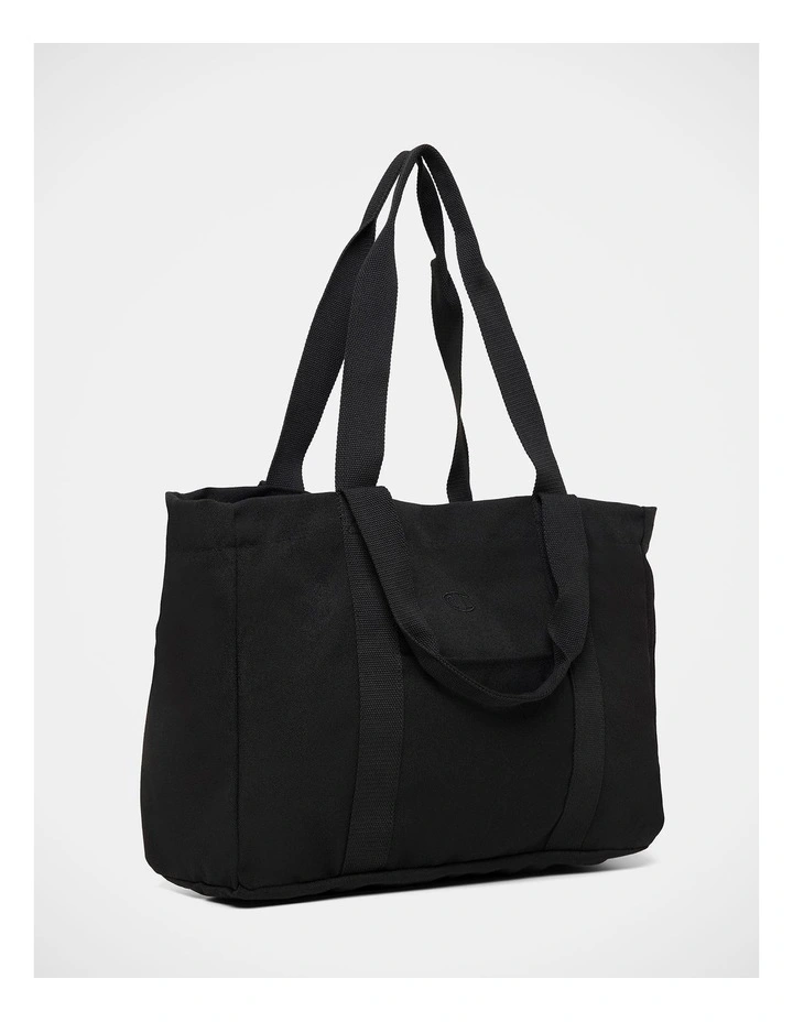 Tonal C Tote Bag in Chblk_Black image 3