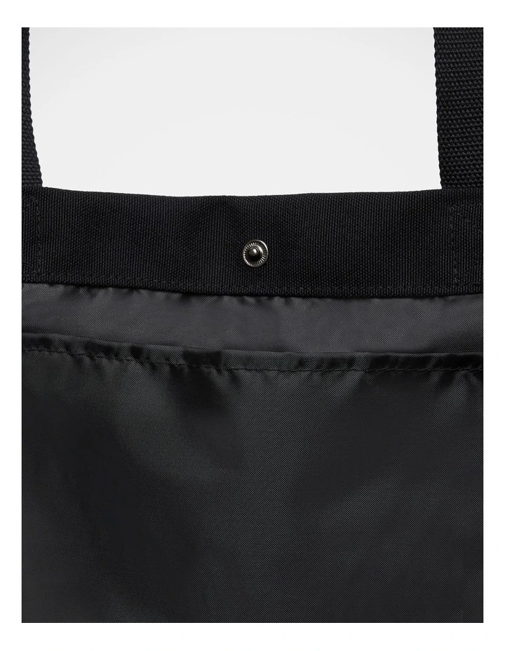 Tonal C Tote Bag in Chblk_Black image 4