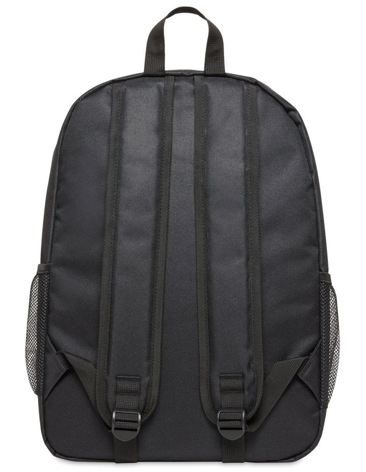Graphic Large Backpack in Black image 3