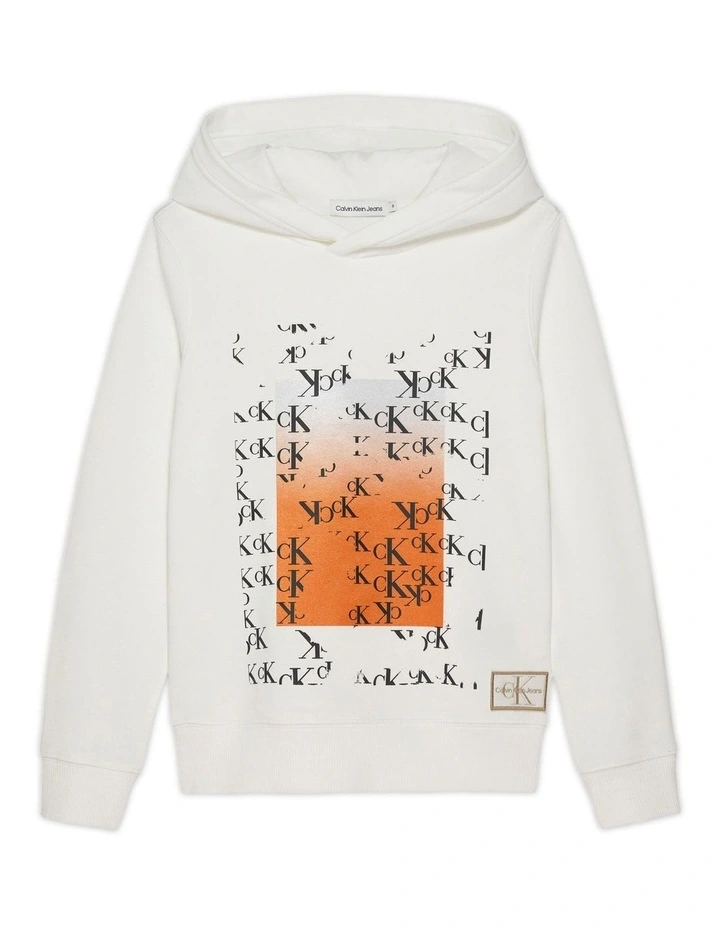 Graphic Hoodie in Bright White image 1