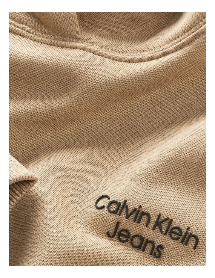 Stack Logo Hoodie in Travertine image 5