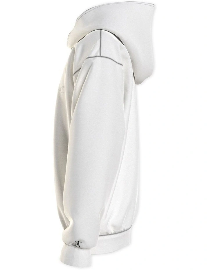 3D Embroidery Hoodie in Grey image 2