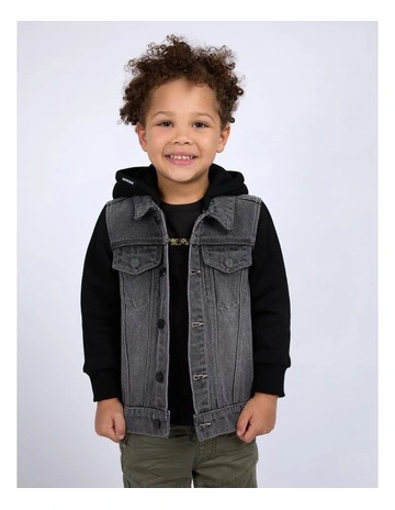 Fortitude Jacket (3-7 Years) in Black