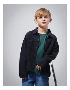 Stefan Buttoned Shirt in Black