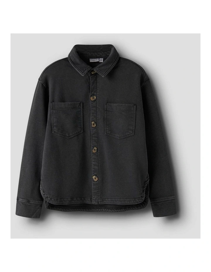 Stefan Buttoned Shirt in Black image 1