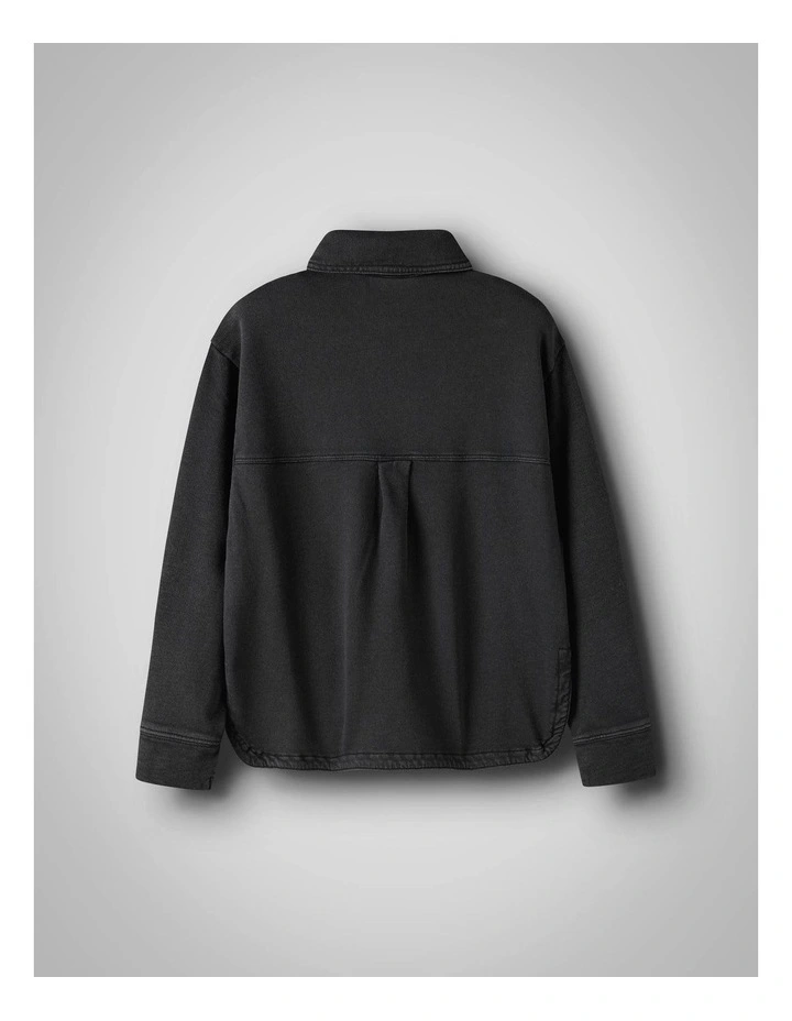 Stefan Buttoned Shirt in Black image 3