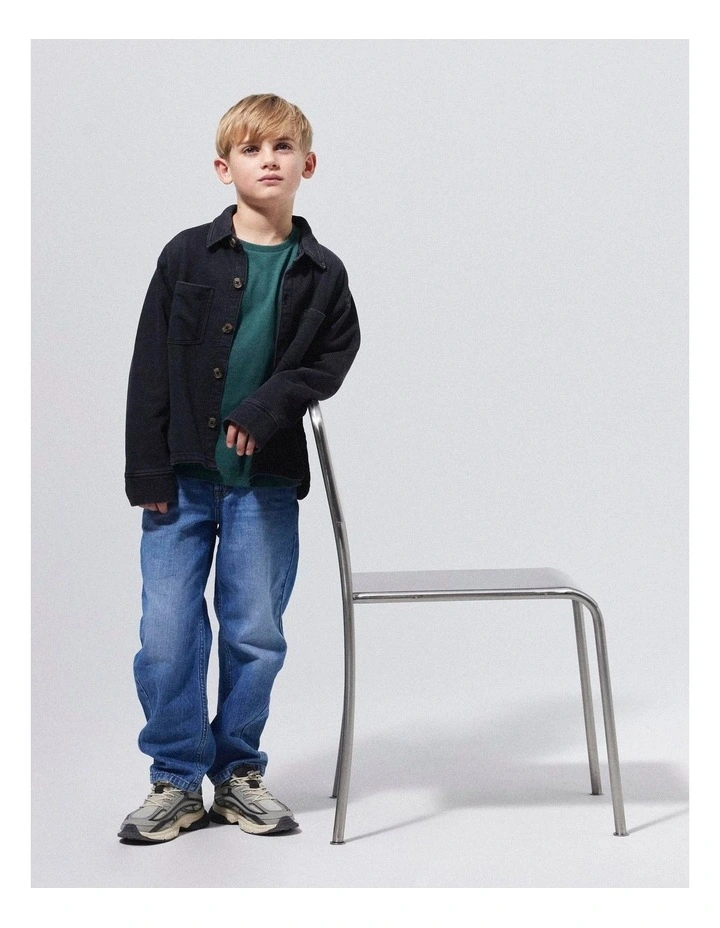 Stefan Buttoned Shirt in Black image 3