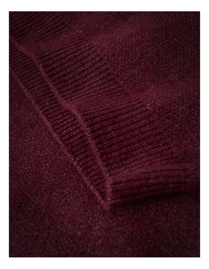 Sonia Polo Knit in Burgundy image 5