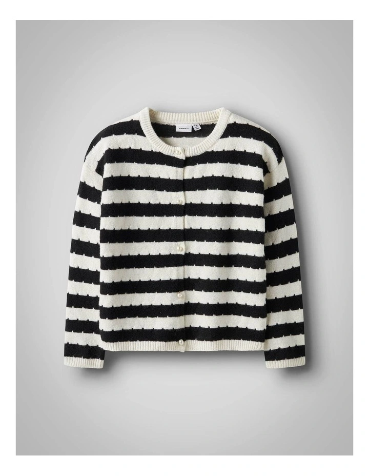 Sylvea Striped Cardigan in Multi image 3