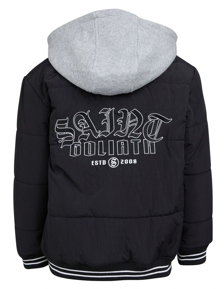 Global Bomber Jacket (8-16 Years) in Black image 7