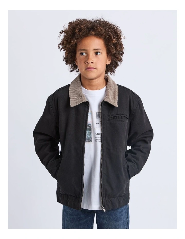 Barn Jacket (8-16 Years) in Black image 1