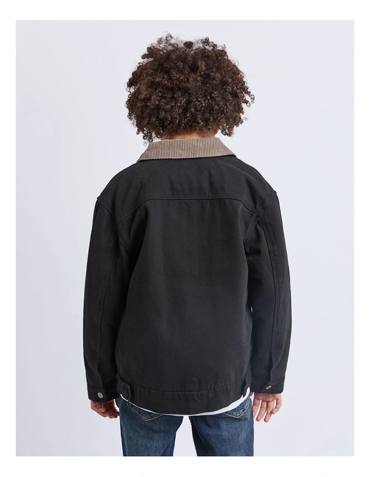 Barn Jacket (8-16 Years) in Black image 2