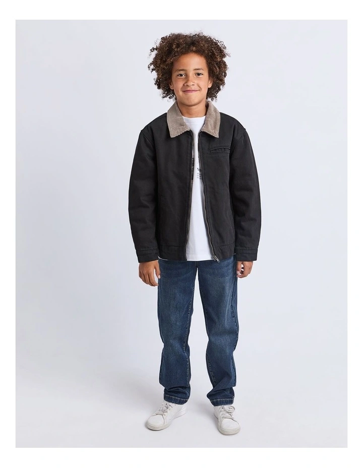 Barn Jacket (8-16 Years) in Black image 3
