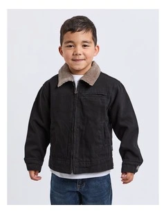 Barn Jacket (3-7 Years) in Black