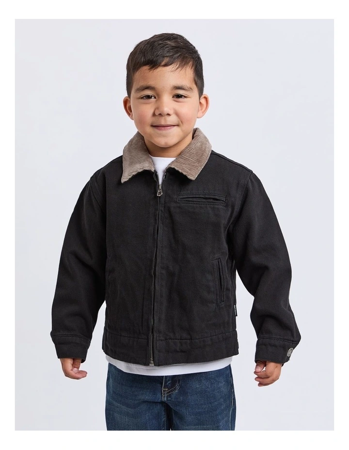 Barn Jacket (3-7 Years) in Black image 1