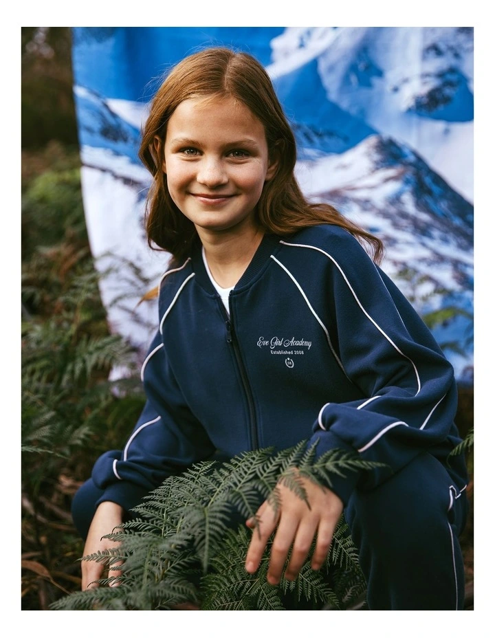 Aspen Bomber Jacket (8 - 16 Years) in Navy image 2