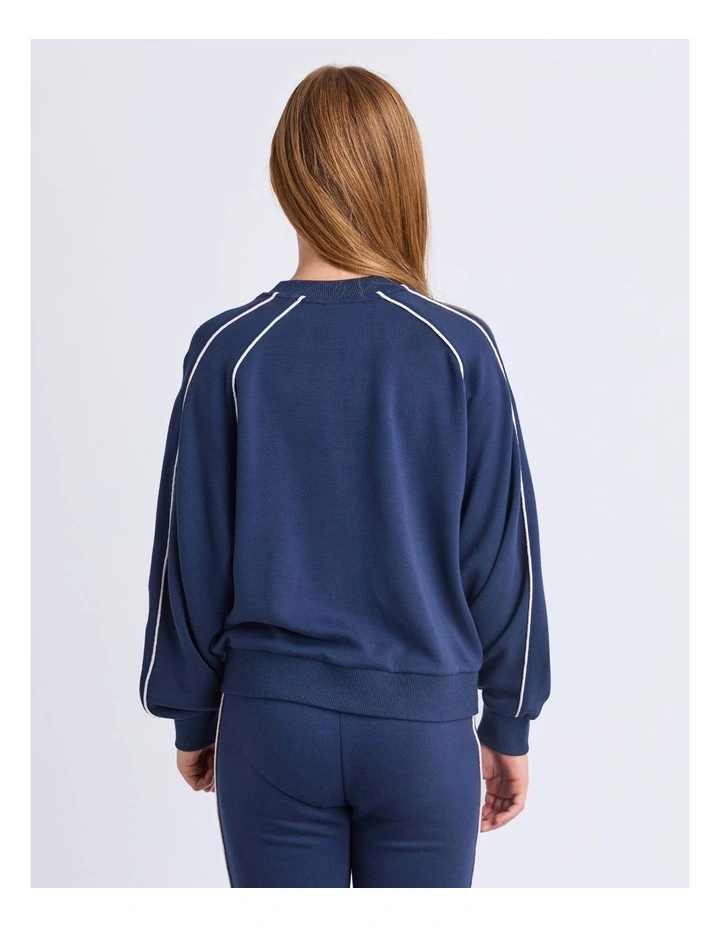 Aspen Bomber Jacket (8 - 16 Years) in Navy image 4