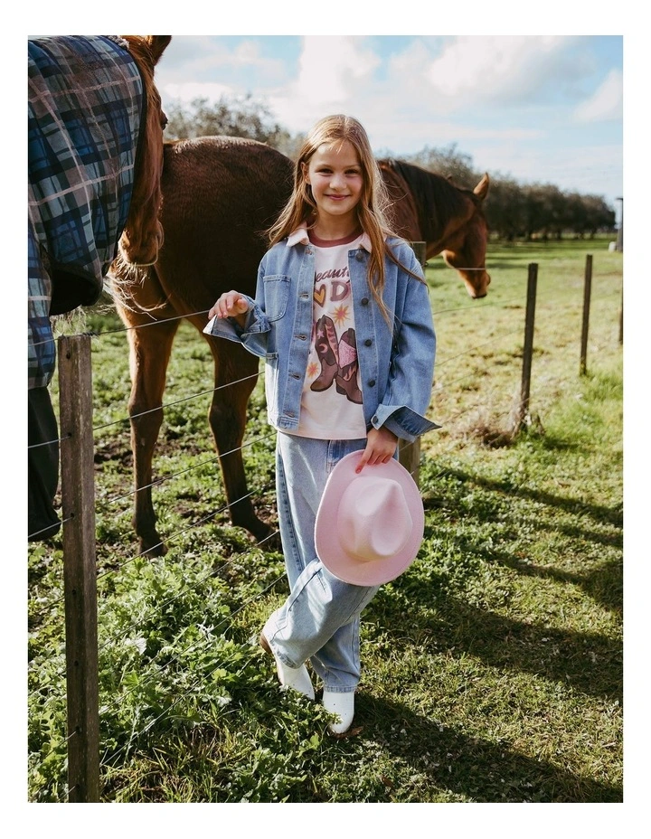 Billie Denim Jacket (8 - 16 Years) in Blue image 2