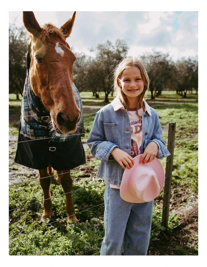 Billie Denim Jacket (8 - 16 Years) in Blue image 3