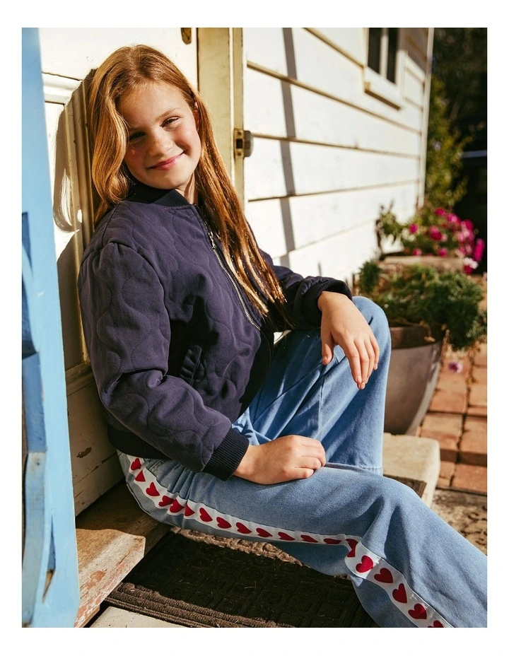 Ayda Bomber (8 - 16 Years) in Navy image 2